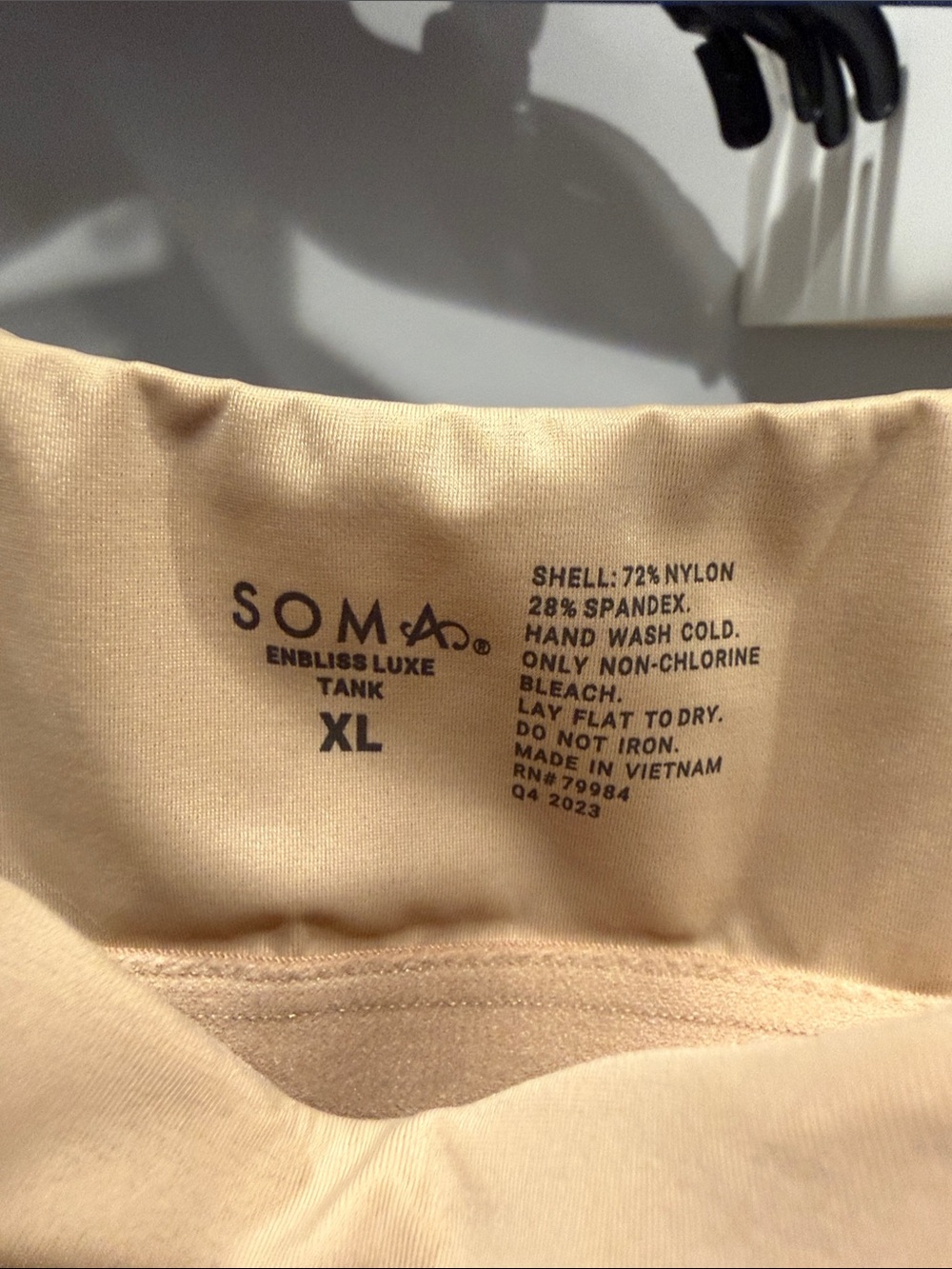 Soma Nude/Beige Shaping Embliss Luxe Tank with Built-In Support - Picture 2 of 3